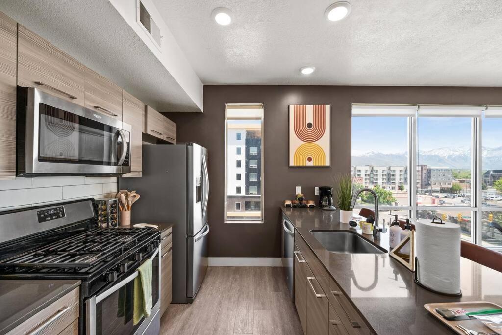 Ferienwohnung Lux 2 Bd Boho In Heart Of Slc Salt Lake City Exterior foto